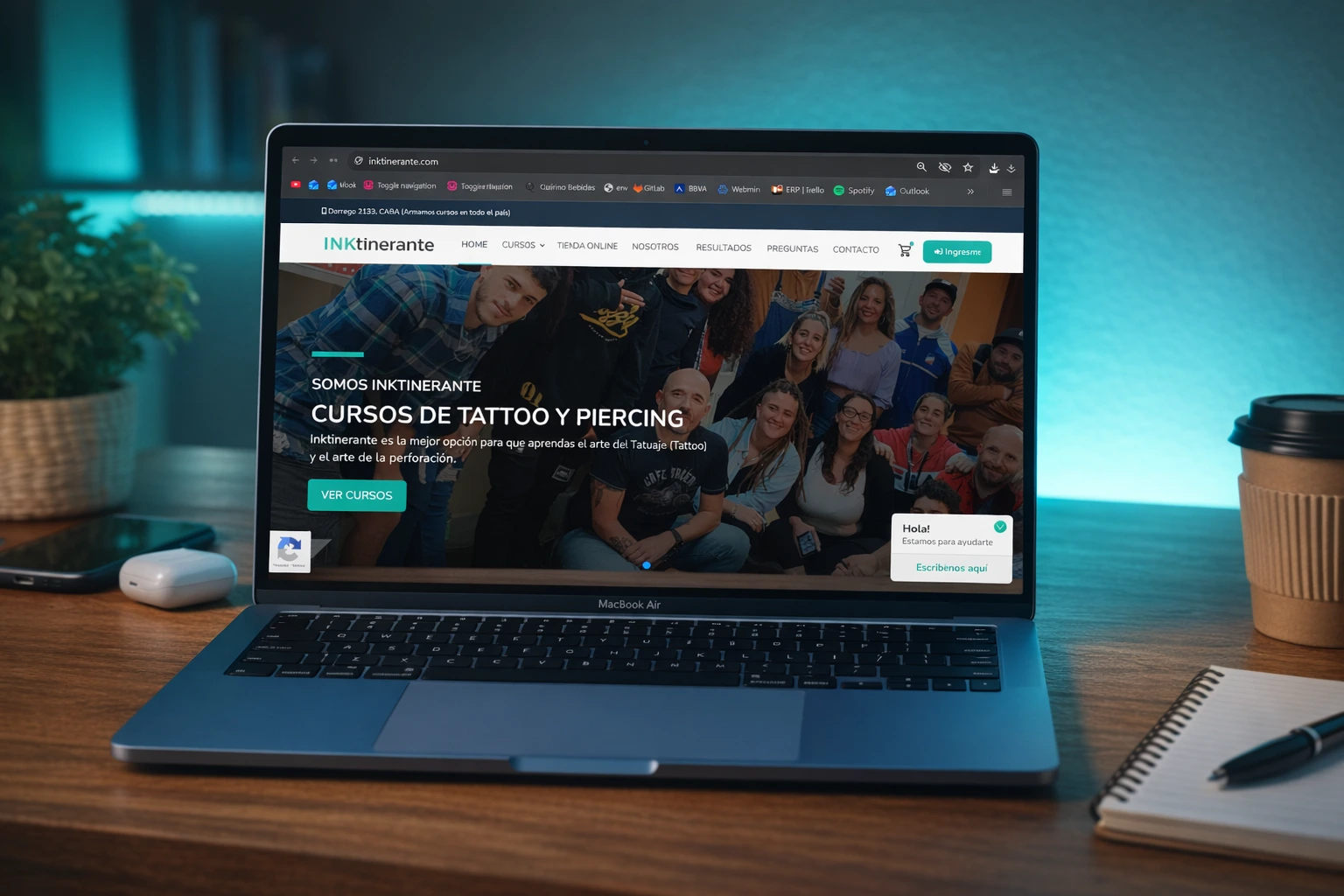Plataforma de Gestión Educativa para Inktinerante