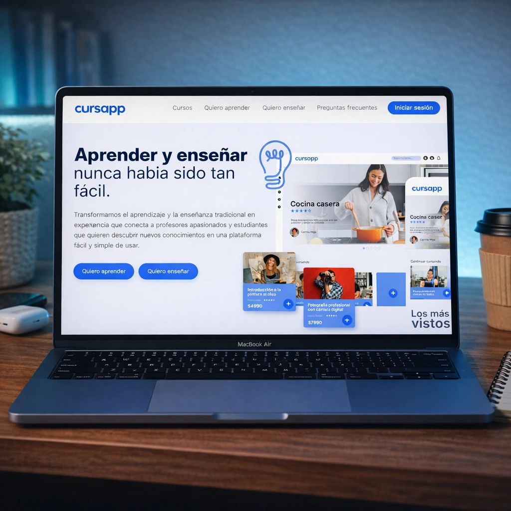 Marketplace de Cursos Online para Cursapp